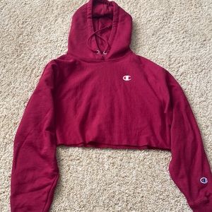 CHAMPION cropped hoodie